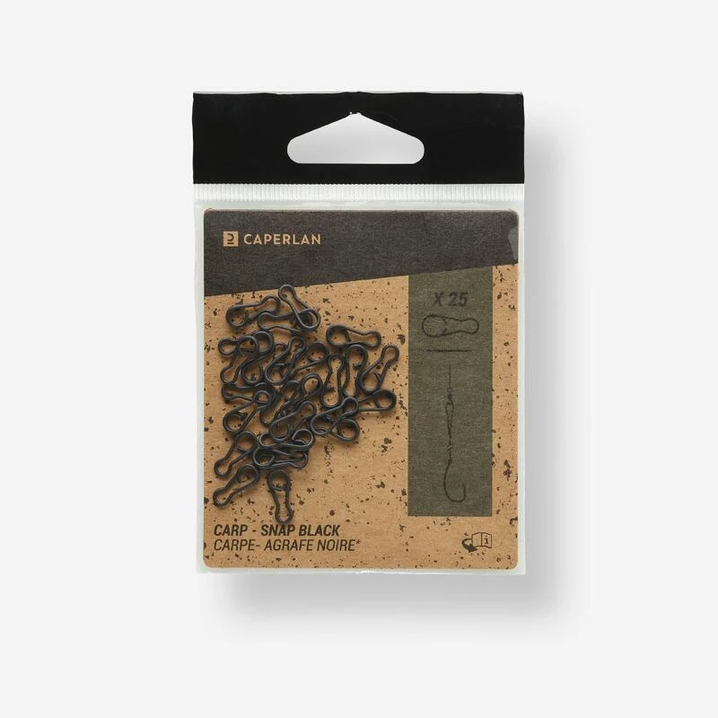 Agrafe Snap Black X25 Pêche De La Carpe