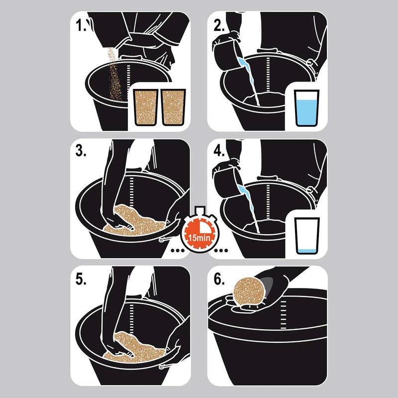 AMORCE GOOSTER TOUS POISSONS 4X4 NOIRE 4,75kg â Image 5