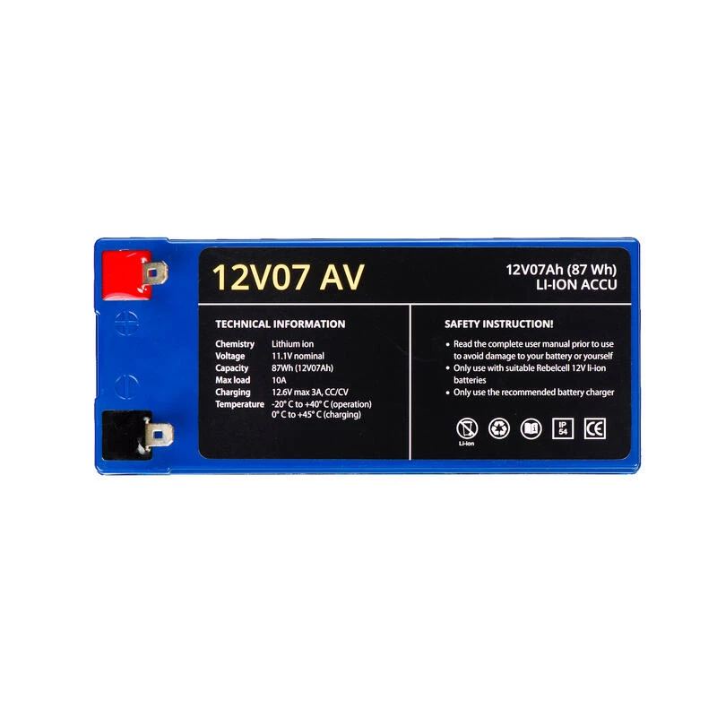 Rebelcell Batterie Lithium 12V07 Pour Sondeurs Et Bateaux Amorceurs + Chargeur â Image 3