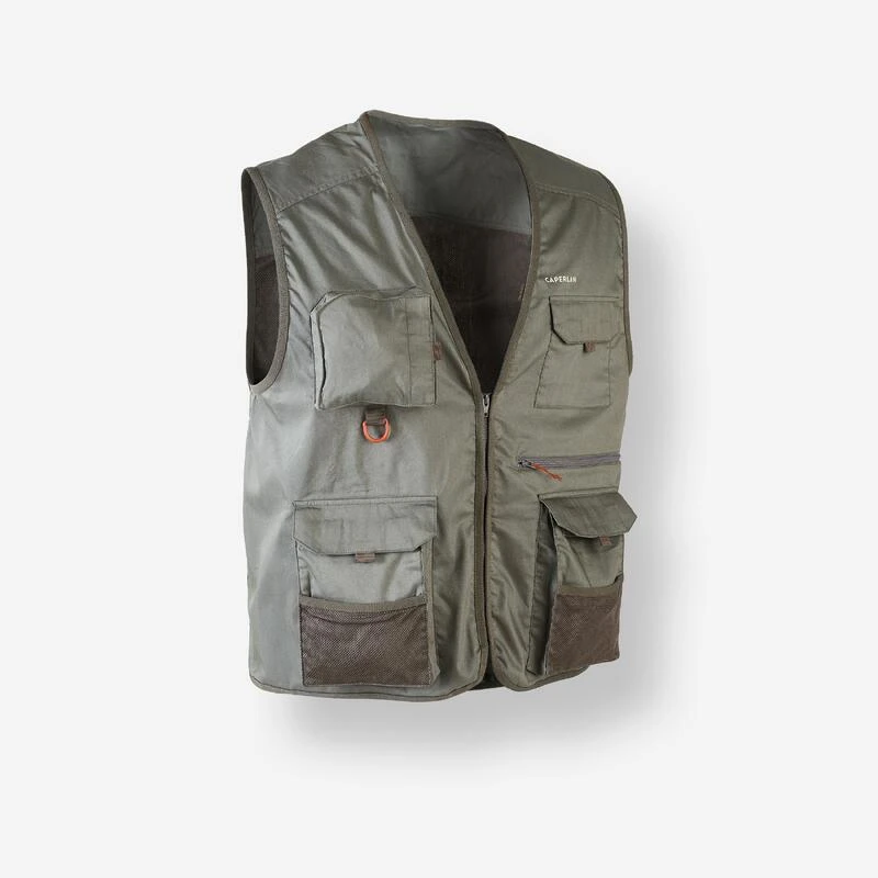 Gilet De Pêche - FV 100 Kaki