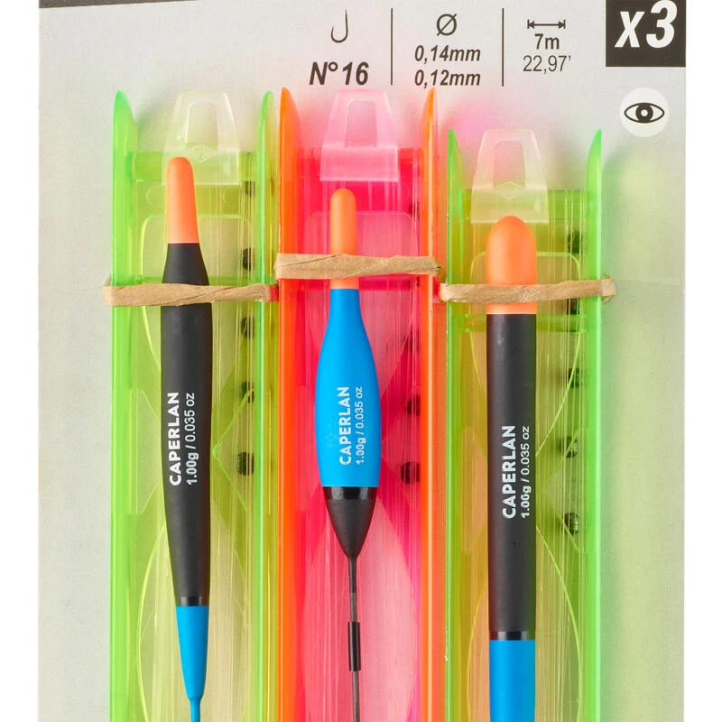 KIT 3 LIGNES MONTEES PF-RL100 POUR LA PECHE AU COUP EN CANAL. â Image 2