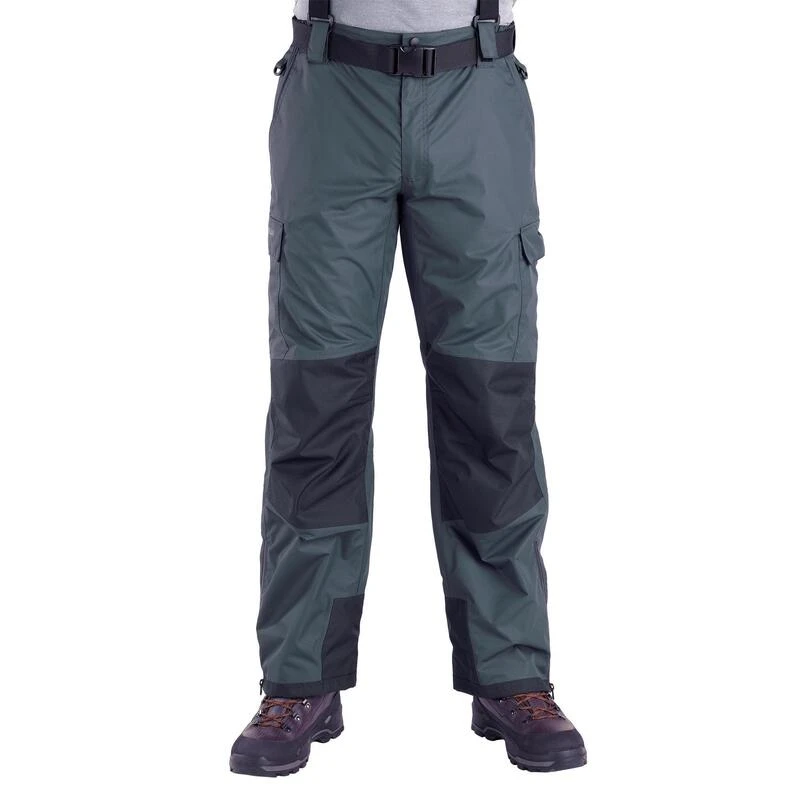 Pantalon De Pêche Imperméable 500 Gris – Image 3