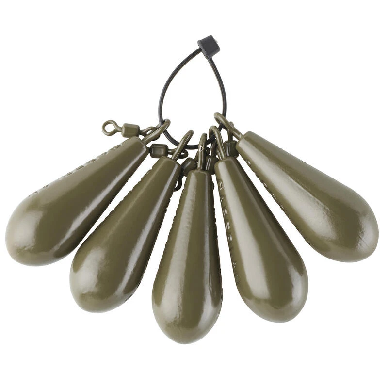 Plombs Pêche De La Carpe Plombs Distance 60g (x5) – Image 2