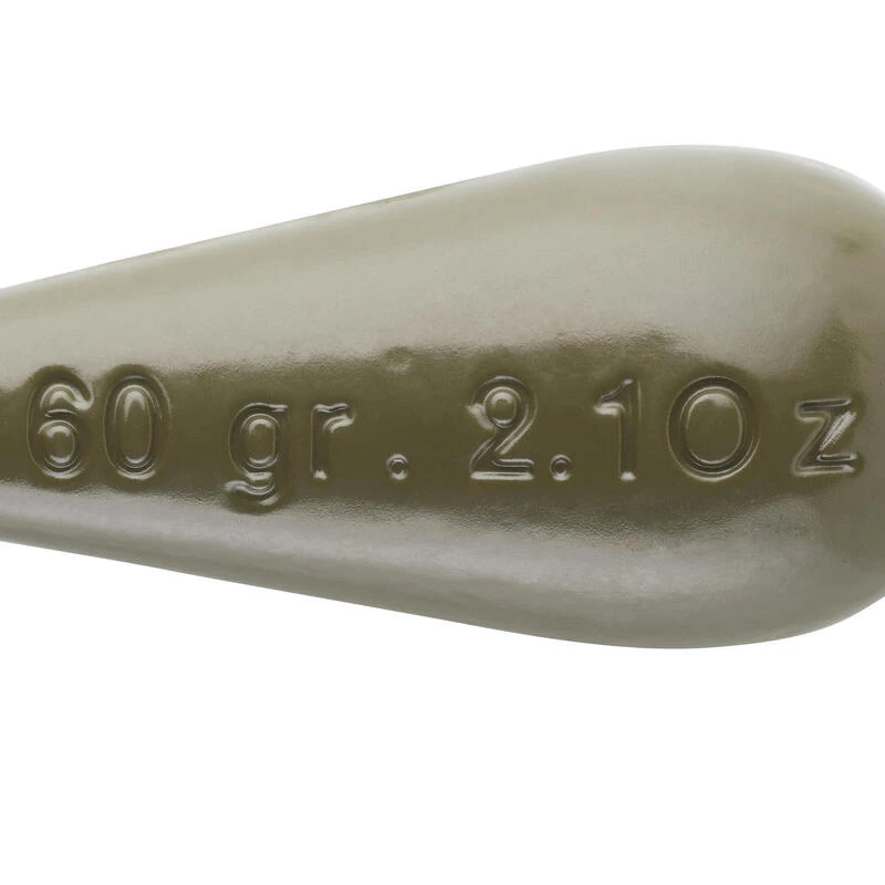 Plombs Pêche De La Carpe Plombs Distance 60g (x5) – Image 3