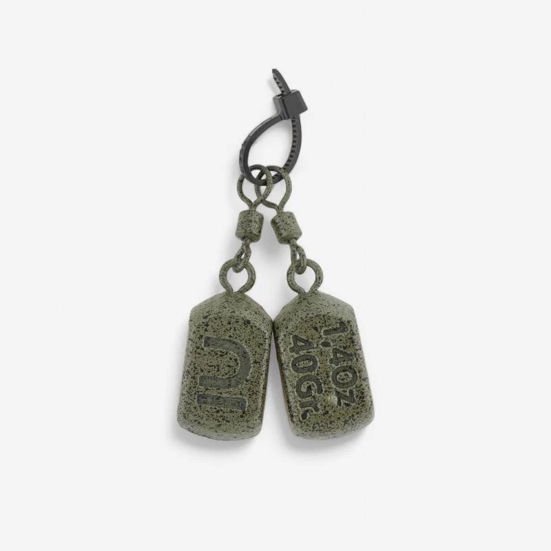 Plombs Pêche De La Carpe Plombs Square 40g (x2)