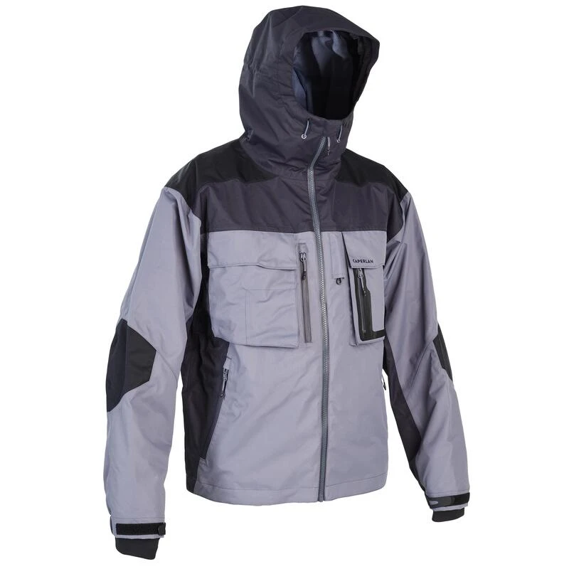 Veste De Pêche Imperméable 500 Grise